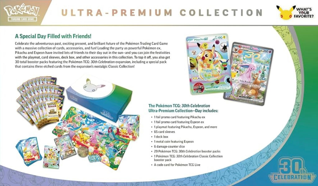 Pokémon TCG: 30TH Celebration Ultra-Premium Collection—Day