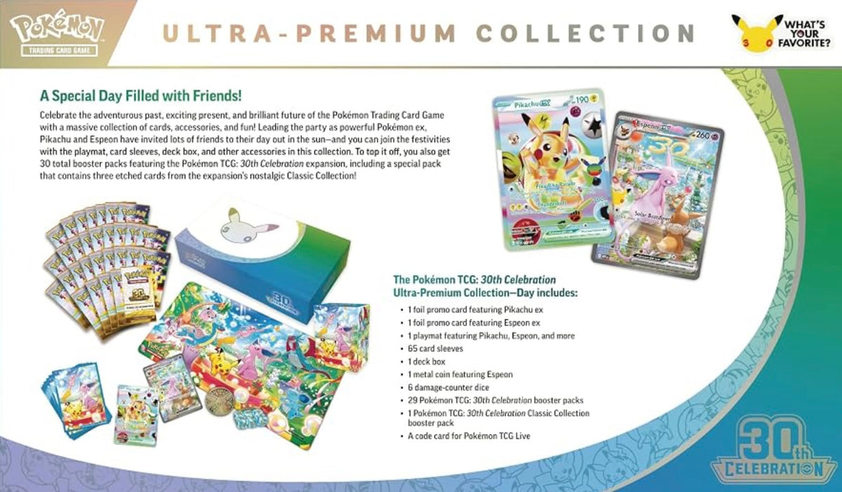 Pokémon TCG: 30TH Celebration Ultra-Premium Collection—Day