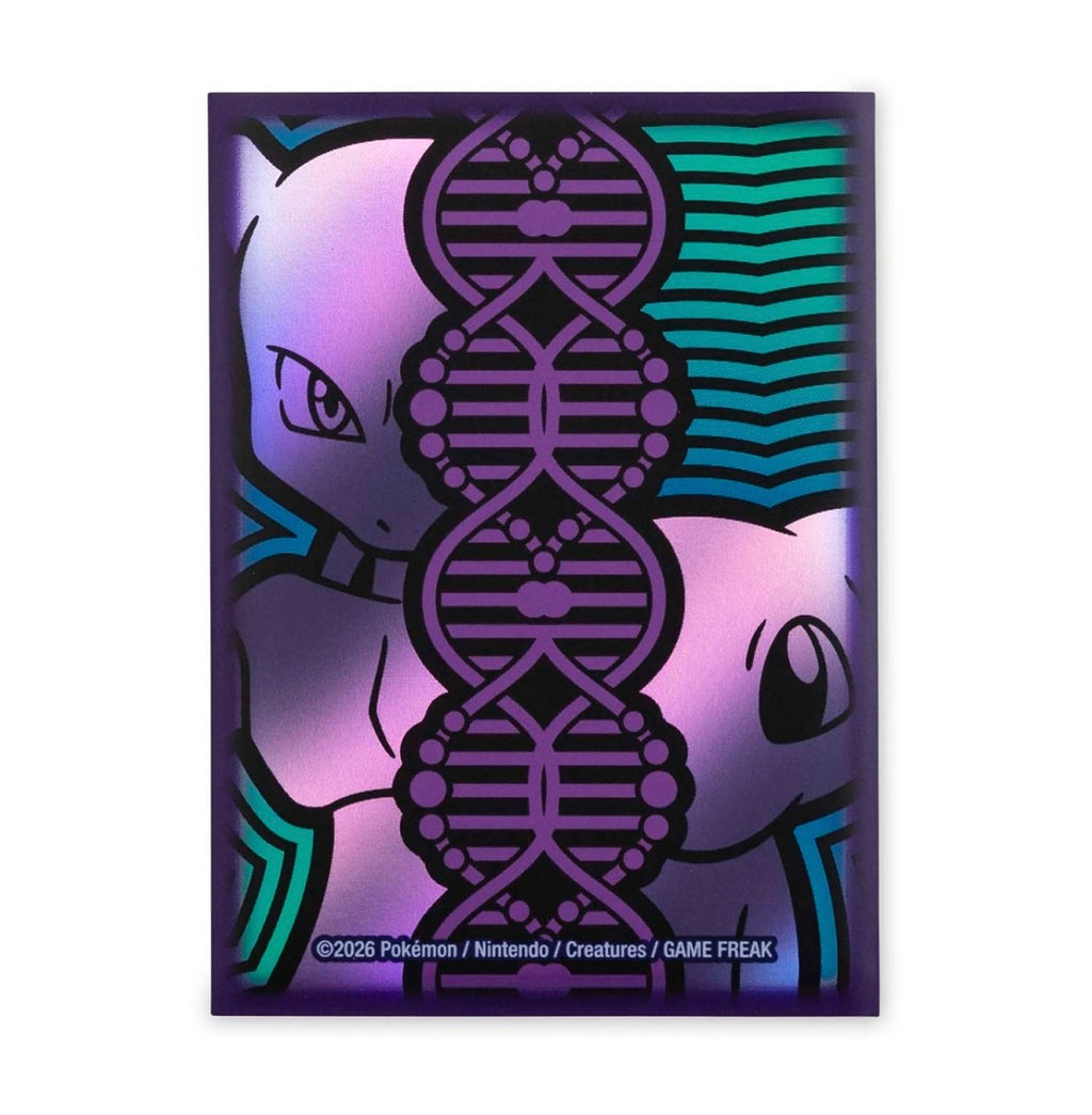 Pokémon TCG: Fundas para cartas con ADN de Mewtwo y Mew (65 fundas)