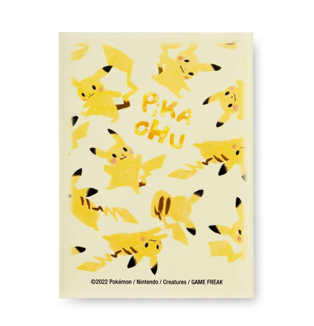 Pokémon TCG: Fundas para cartas con diseño de Pikachu (65 fundas)