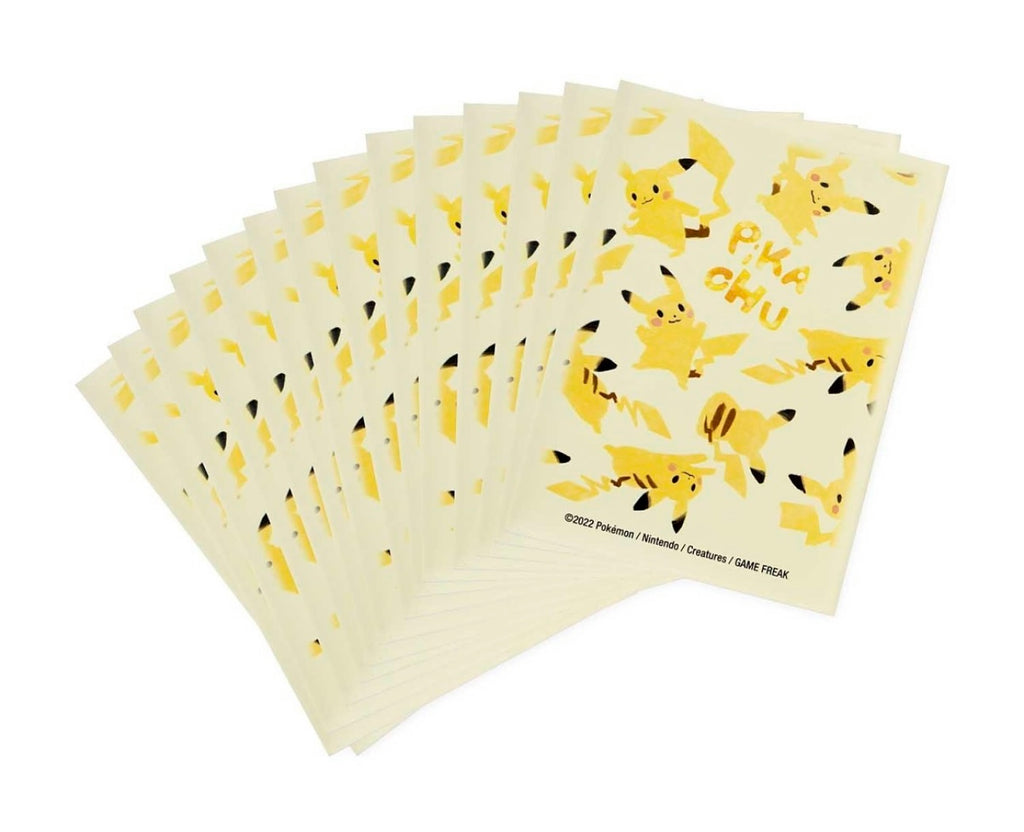 Pokémon TCG: Fundas para cartas con diseño de Pikachu (65 fundas)